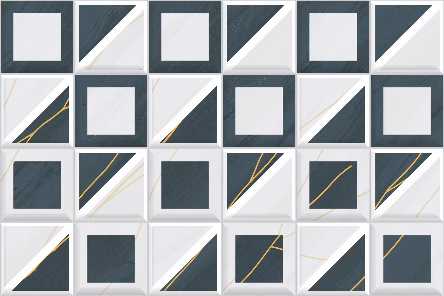 SHG Mosaic Streak Dusk Blue HL