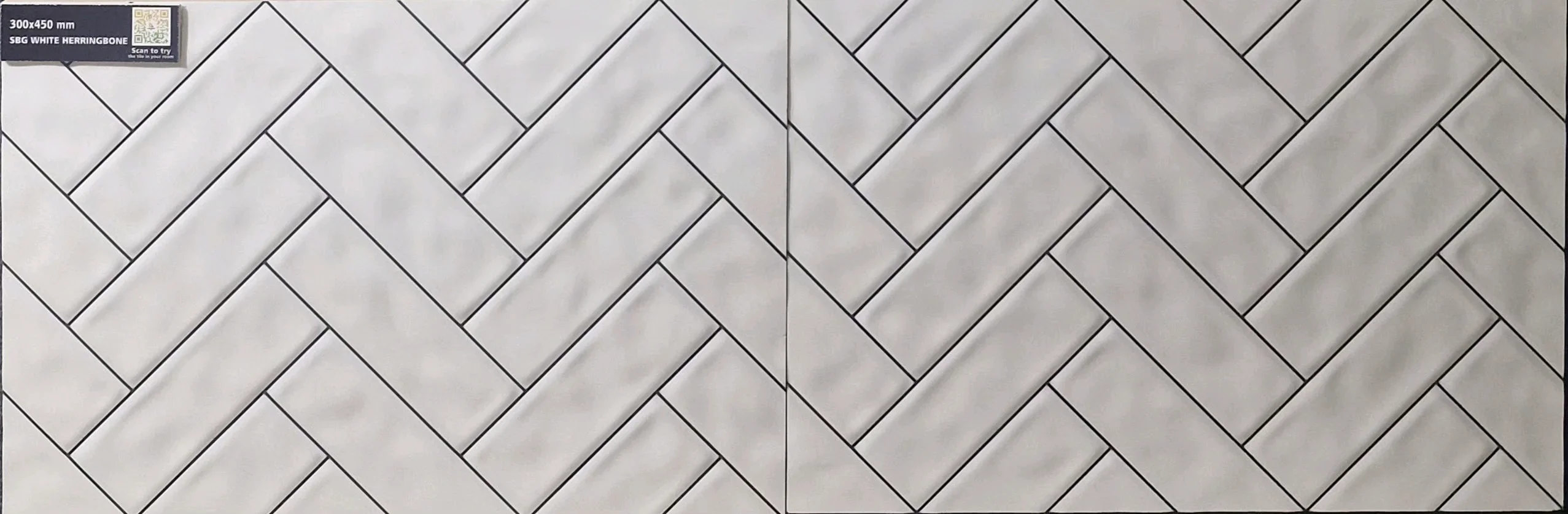 WHITE HERRINGBONE - thumb 1