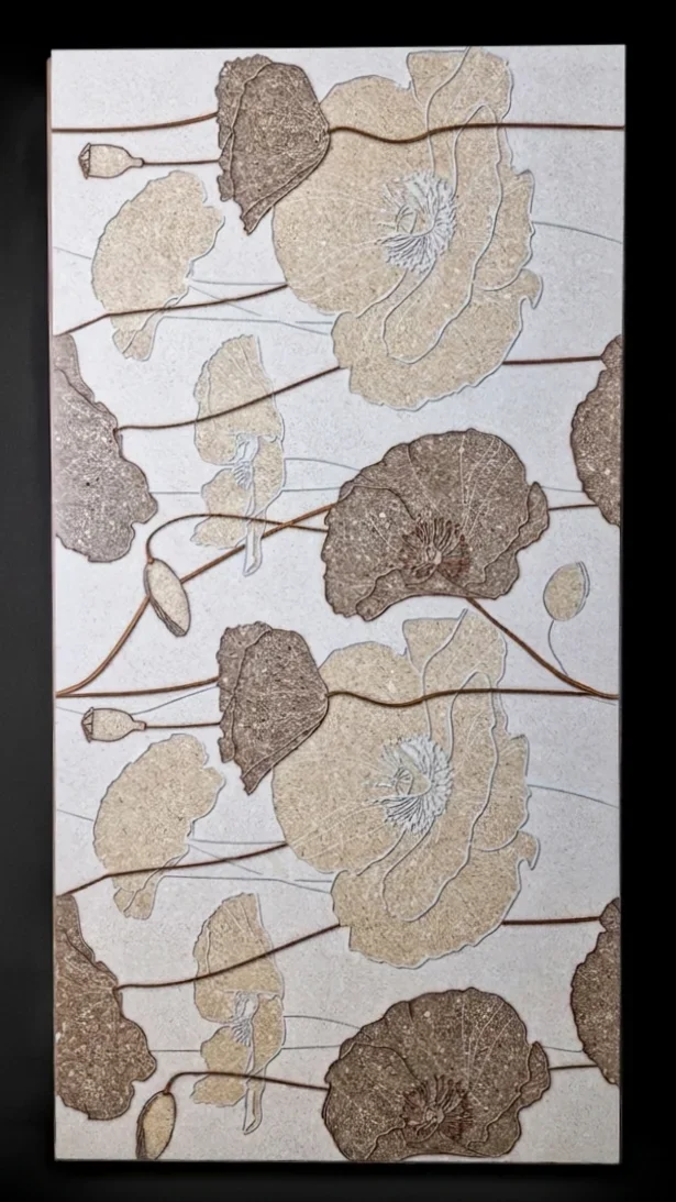 POPPY BREEZE SANDSTONE WALLPAPER  - thumb 1