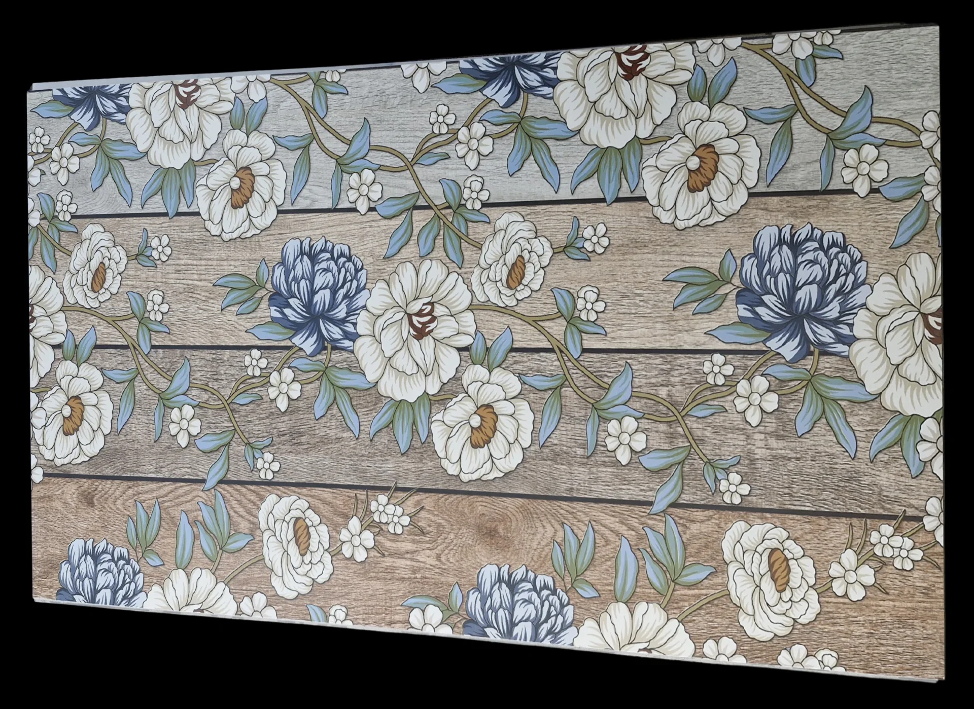 CAMELLIAS OAK WOOD WALLPAPER  - thumb 5