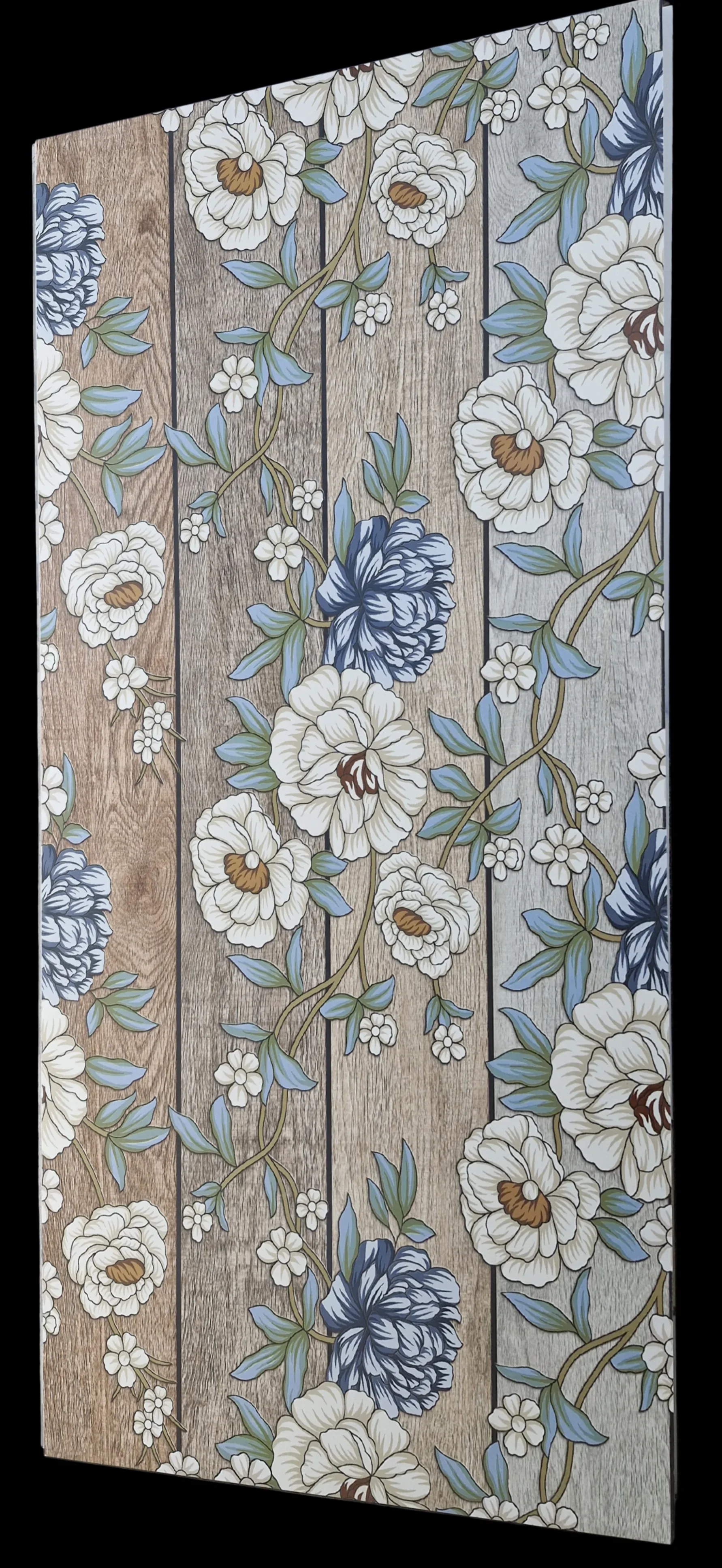 CAMELLIAS OAK WOOD WALLPAPER  - thumb 6